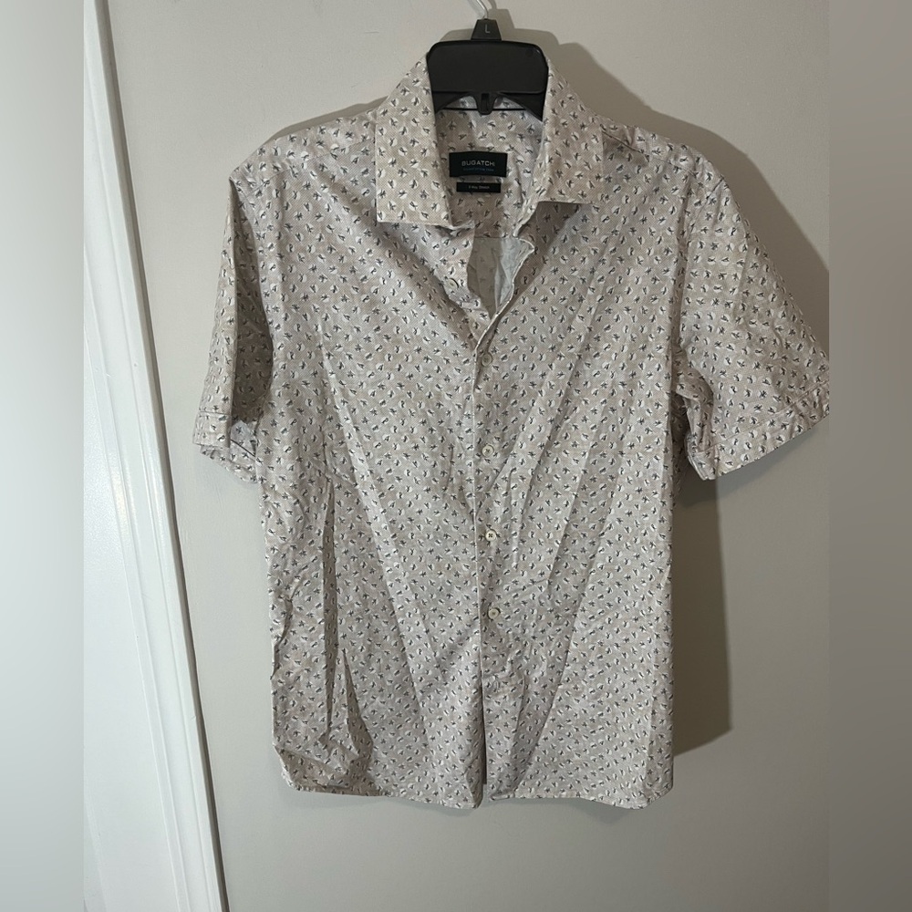 Bugatti Oooh cotton tech 8 way stretch button up
